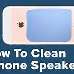 how to clean iphone speaker slot